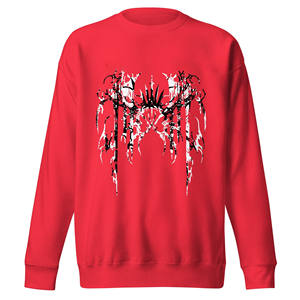 Sudadera de gran tamaño Streetwear con estampado gráfico en la espalda de alto contraste y acanalado de doble capa en el cuello hecho en Pakistán - Product Image 1