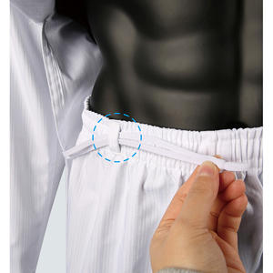 Uniforme de Taekwondo pour hommes en tissu respirant léger pour la formation de Judo karaté allumettes professionnelles Logo personnalisé vêtements martiaux - Product Image 5