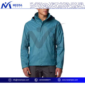 Logo personnalisé Veste de pluie pour hommes avec capuche imperméable pour l'hiver pour les équipes d'aventure Uniformes du personnel Promotion de club - Product Image 2