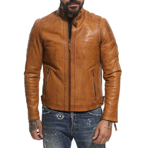 2025 Leather <b>Jacket</b> <b>Men</b> Motorcycle Fashion Trend <b>Slim</b> <b>Fit</b> Custom Leather <b>Jacket</b> Oversized Stand Neck Pu <b>Jacket</b> - Product Image 3