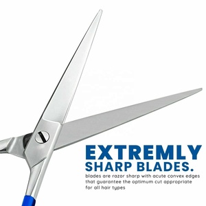 Professional Durable Stainless Steel <b>Barber</b> Hair Cutting Thinning Salon Scissors Sharp Straight Right-Handed - Product Image 3