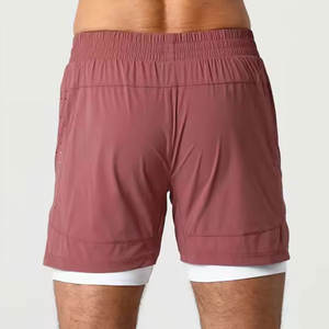 Pantalones Cortos Deportivos Casuales para Hombre, Cintura Media, Ligeros, Transpirables, de Secado Rápido, para Gimnasio, Running y Entrenamiento - Product Image 4