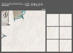CARREAUX DE PORCELAINE MODERNES ET ÉCLAIRÉS POUR CENTRE COMMERCIAL ET VILLA 600x600mm WIN 38 - Product Image 3