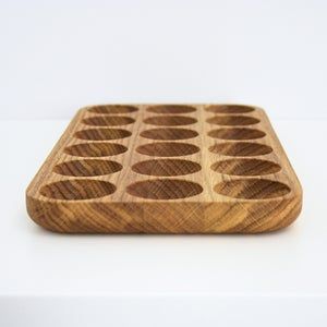 MUCH Porte-œufs en bois de haute qualité pour la cuisine agricole, le marché, les ustensiles de cuisine, le plateau à œufs pour un stockage sûr des œufs. - Product Image 5