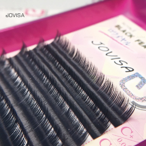 Glitter Eyelashes <b>Premade</b> Fans - Product Image 2