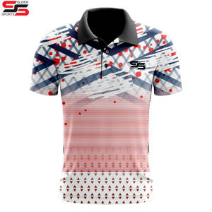 Polo Hombres Camisa Diseño personalizado Venta al por mayor Sublimación Golf Polo Camisa para hombres Original Polo Camisetas en precio barato - Product Image 1