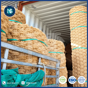 Vente en gros de tapis de coco réversible fait à la main écologique du Vietnam épaisseur de taille personnalisée avec des techniques tissées Coco origine légère - Product Image 3