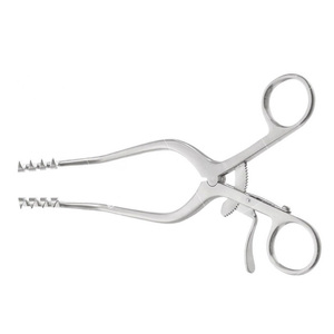 D Errico Adson Retractor 4X4 Puntas 2cm Hoja profunda Vástagos angulares Instrumentos quirúrgicos de alta calidad - Product Image 5