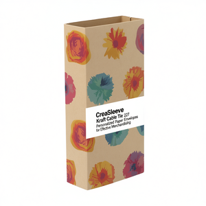 ซองกระดาษคราฟท์ CreaSleeve 227 ซอง พร้อมสายรัดเคเบิลแบบปรับได้ สำหรับการจัดการสินค้าอย่างมีประสิทธิภาพ - Product Image 3