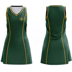 Uniforme de netball pour femmes avec tissu respirant et ajustement confortable pour le jeu compétitif Uniforme de netball - Product Image 1