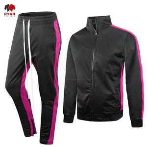 ชุดวอร์มผู้ชายสั่งทำพิเศษ OEM ODM เสื้อแจ็คเก็ตและกางเกงกีฬา ชุดลำลอง - Product Image 1