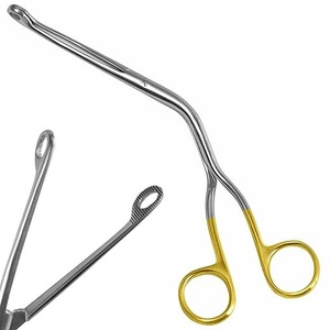 Pinces Magill à poignée dorée 8 pouces, qualité supérieure, pour enfants, ORL et professionnels médicaux, instruments médicaux de haute qualité pour voies respiratoires - Product Image 2