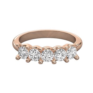 Bague pour femme en diamant de laboratoire 14 carats, taille brillant - Product Image 6