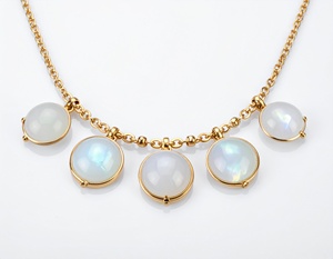 Bisel de Plata de Ley 925 para mujer, joyería chapada en oro de 18 quilates, collar con colgante de pera - Product Image 1