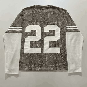 เสื้อยืดแขนยาวผ้าฝ้ายทรงโอเวอร์ไซส์แขนยาวเสื้อ Y2K กราฟิกแบบกำหนดเอง - Product Image 2