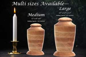 Personalized Wooden Cremation urn | urns <b>for</b> <b>Ashes</b> Cremation <b>Box</b> Wooden urn <b>for</b> Human <b>Ashes</b> 240 lbs - Product Image 3