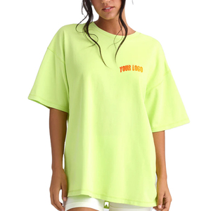 T-shirt pour femmes de haute qualité, coton respirant, impression personnalisée, vêtements décontractés, prix d'usine, t-shirt personnalisé - Product Image 1