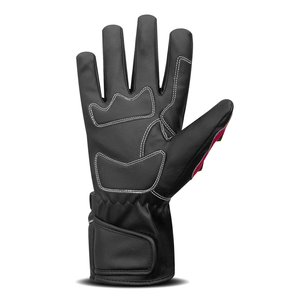 Pink Genuine Cowhide Leather Motorbike Winter Biker Waterproof Sports Riding Gloves Motorcycle Auto Racing Wear Unisex Gloves - Product Image 5