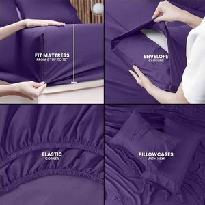 Draps-housses 400TC avec poches profondes OEM ODM Services quantité minimale de commande pour les commandes internationales Fournisseur de literie d'hôtel au Pakistan - Product Image 3
