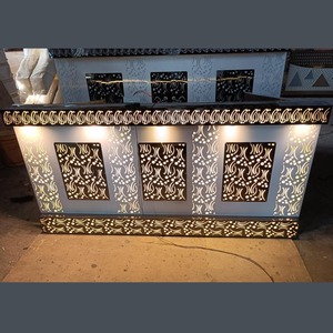 Comptoir de mariage moderne en acier inoxydable pour l'extérieur, l'hôtel, la maison, le bar et le parc Design métallique durable - Product Image 2