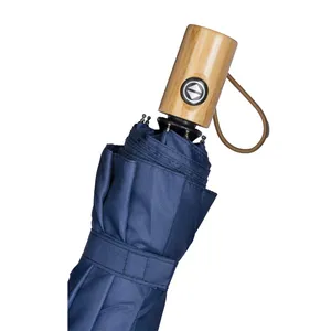 Mini Ombrello Ecologico in R-PET e Bambù per Gadget Promozionali - Product Image 4
