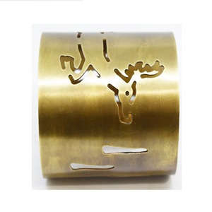 Popular collection bangle Patterned <b>Brass</b> <b>Sheet</b> Bracelets on Sale Adjustable Hammered Cuff for Ladies and Bracelet Design - Product Image 3