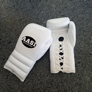 Guantes de Boxeo de Cuero para Entrenamiento, 6OZ 8OZ 10OZ 12OZ 14OZ 16OZ, Estilo Metálico de Alta Calidad, Nuevo Diseño Deportivo - Product Image 6