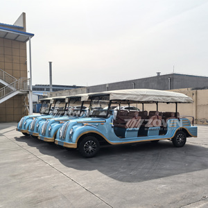 Voiture de tourisme vintage classique électrique à approvisionnement direct d'usine digne de confiance pour les sites pittoresques de mariage et les parcs d'attractions - Product Image 2