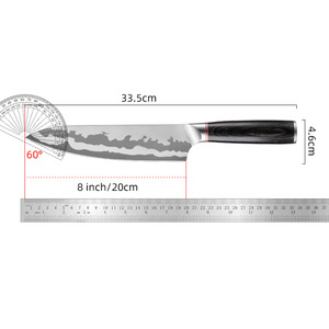 มีดเชฟเนื้อสำหรับทำอาหารระดับมืออาชีพมีดทำครัวเหล็กกล้าคาร์บอนสูงสินค้ามาใหม่งานตามสั่ง - Product Image 5