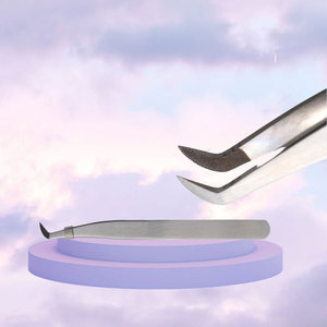 Professional Stainless Steel Extensions <b>Lash</b> Tweezers Pointed <b>Lash</b> Tweezers <b>Individual</b> Volume Eyelash Tweezers - Product Image 4