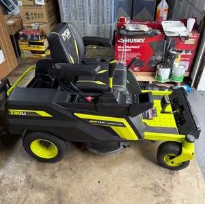 RYOBIS 48 volts Brushless 54 pouces 115 Ah batterie électrique équitation zéro tour tondeuse de haute qualité avec nouveau rabais. - Product Image 6