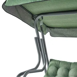 2 Persom Seaters Patio green Folding Chair For Adults Indoor 3 Seater Swing, Garden furniture elegant design