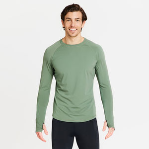 Spandex Material 2023 Mejor diseño Profesional Mangas completas O Cuello Hombres Natación Uso Hombres Rash Guard - Product Image 1