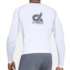 T-shirt de compression respirant à logo personnalisé pour homme, vente chaude, séchage rapide, vêtements de sport OEM, faible MOQ - Product Image 2