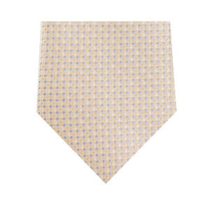Cravatta da Uomo Michael Kors, Taglia Regolare, Blu con Stampa Quadrati Digitali, Sottile in Seta Jacquard con Motivi Floreali e a Pois, Confezione Regalo - Product Image 3
