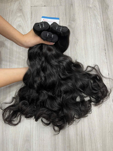 Producto Popular, Cabello Vietnamita Natural Ondulado, Trama de Cabello Humano de Doble Trama, Proveedores Vietnamitas, Alta Calidad, Disponible en Varias Longitudes - Product Image 2