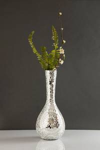 Grand vase en mosaïque de vitraux carré vintage fait à la main Design unique et élégant - Product Image 2