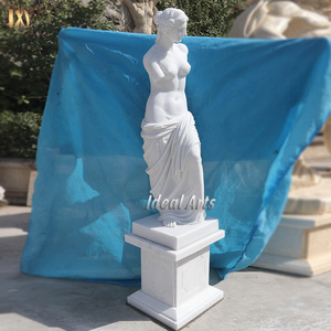 Escultura de <span class=keywords><strong>Venus</strong></span> de mármol blanco tallada a mano, estatua de <span class=keywords><strong>diosa</strong></span> <span class=keywords><strong>romana</strong></span> clásica para decoración de hogar y jardín - Product Image 2