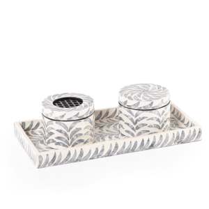 Vietnamese MOP Incense Burner Set <b>Islamic</b> Burner <b>Gift</b> for Ramadan Elegant Handmade MOP Floral Burner for Home Decor and Gifting - Product Image 2