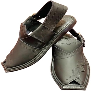 High Quality <b>Men's</b> Peshawari Chappal 100% PU Genuine <b>Leather</b> Latest Casual Designs <b>for</b> Summer and Winter Sale - Product Image 3