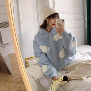 Sudaderas con Capucha de Alta Calidad al por Mayor, Sudadera Coreana para Mujer, Moda de Invierno, Terciopelo Cálido, Manga Larga, para Mujer - Product Image 6