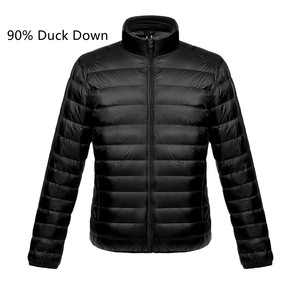 Chaqueta acolchada para hombre, chaqueta negra acolchada brillante, chaquetas y abrigos de burbujas en la espalda para hombre, venta al por mayor de invierno 2023 para hombre, soporte de punto informal - Product Image 3