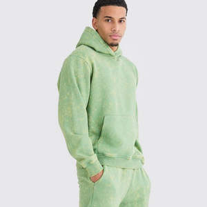 Ensemble de survêtement Flayer, ensemble de jogging, survêtement streetwear personnalisé, pantalon de survêtement court, lavage à l'acide, effet délavé, strass - Product Image 2