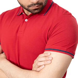 Client le plus demandé T-shirt polo élégant à couleur bloquée Meilleure vente Personnalisé votre propre conception Polos pour hommes - Product Image 5