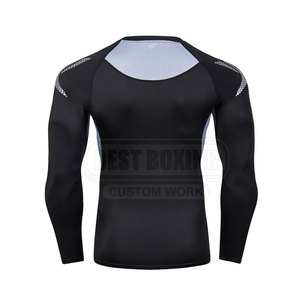 Camisa de compresión para hombre con diseño impreso para entrenamiento de gimnasio y entrenamiento físico Camiseta de compresión atlética para hombre - Product Image 2
