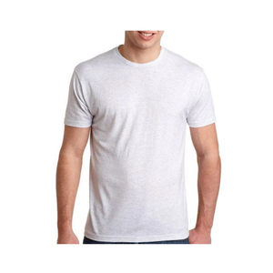 Camiseta 100% de algodón de gran tamaño pesada de marca personalizada para hombre tejido de punto transpirable liso BD bajo MOQ tallas grandes diseño en blanco - Product Image 4