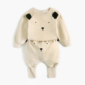 ชุดเสื้อผ้าเด็ก2ชิ้นชุดแฟชั่นโลโก้ตามสั่งชุดสั้นสำหรับเด็ก - Product Image 1