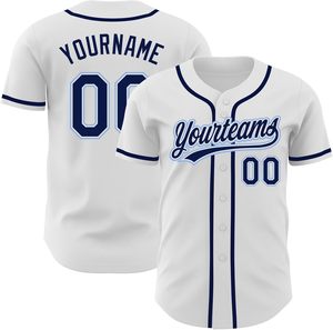 Maillot de Baseball boutonné sublimé uniforme d'équipe personnalisé broderie matériel sergé nom numéro respirant séchage rapide USA Fit - Product Image 3