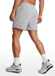 Men's Workout <b>Shorts</b> <b>Zipper</b> <b>Pockets</b> 5 Inch Plus Size Sports <b>Shorts</b> QUICK DRY Breathable Man 2 in 1 Running Gym <b>Shorts</b> for Men - Product Image 2