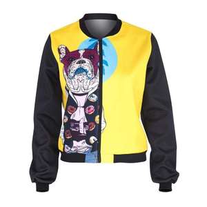 เสื้อแจ็กเก็ตบอมเบอร์ผ้าซาตินสำหรับผู้ชาย,พิมพ์ลายแบบระเหิด - Product Image 5